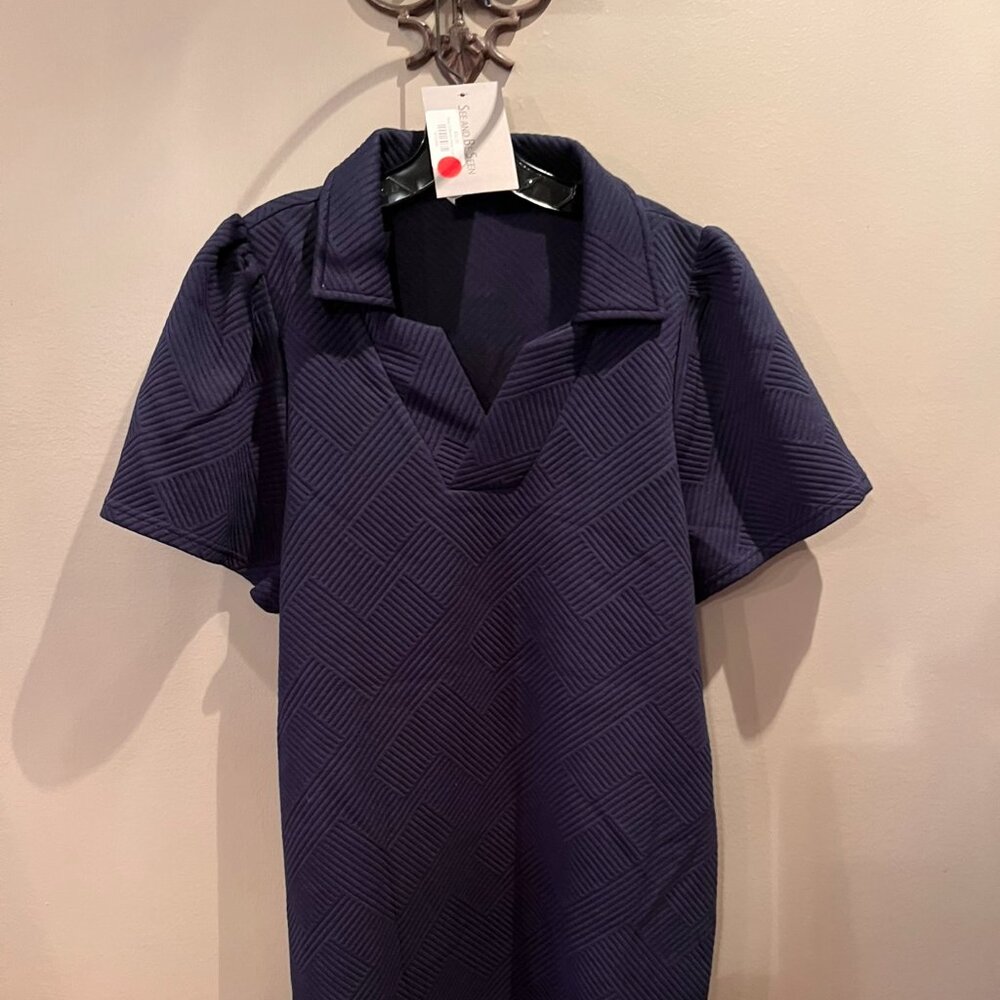 Navy Blue Dress